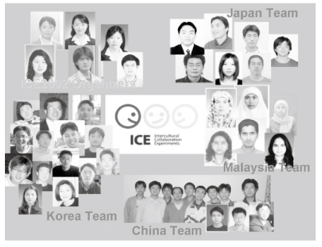 図11　ICE2002の参加者（野村早恵子，船越要，山下直美，安岡美佳）