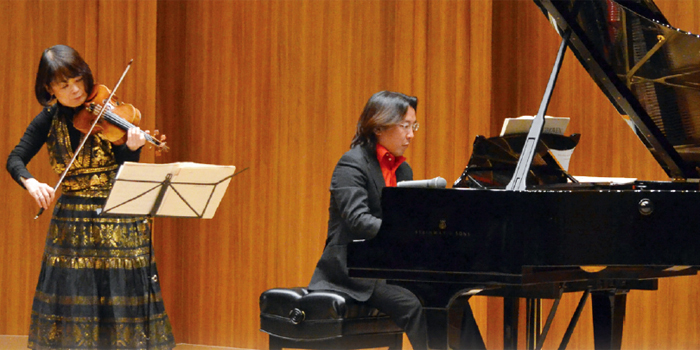 KCG創立50周年を記念して開かれた「中澤きみ子 ヴァイオリン・リサイタル ～千の音色に思いを寄せて～」