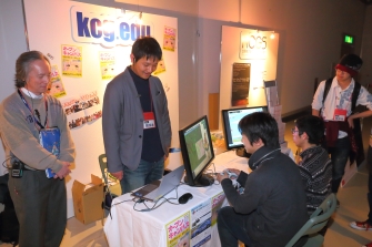 KCGブースにも多くのゲームファンが訪れた